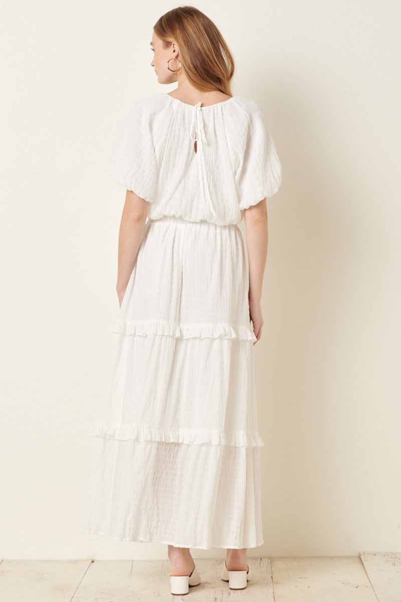 LEVITATING MAXI SKIRT (IVORY)