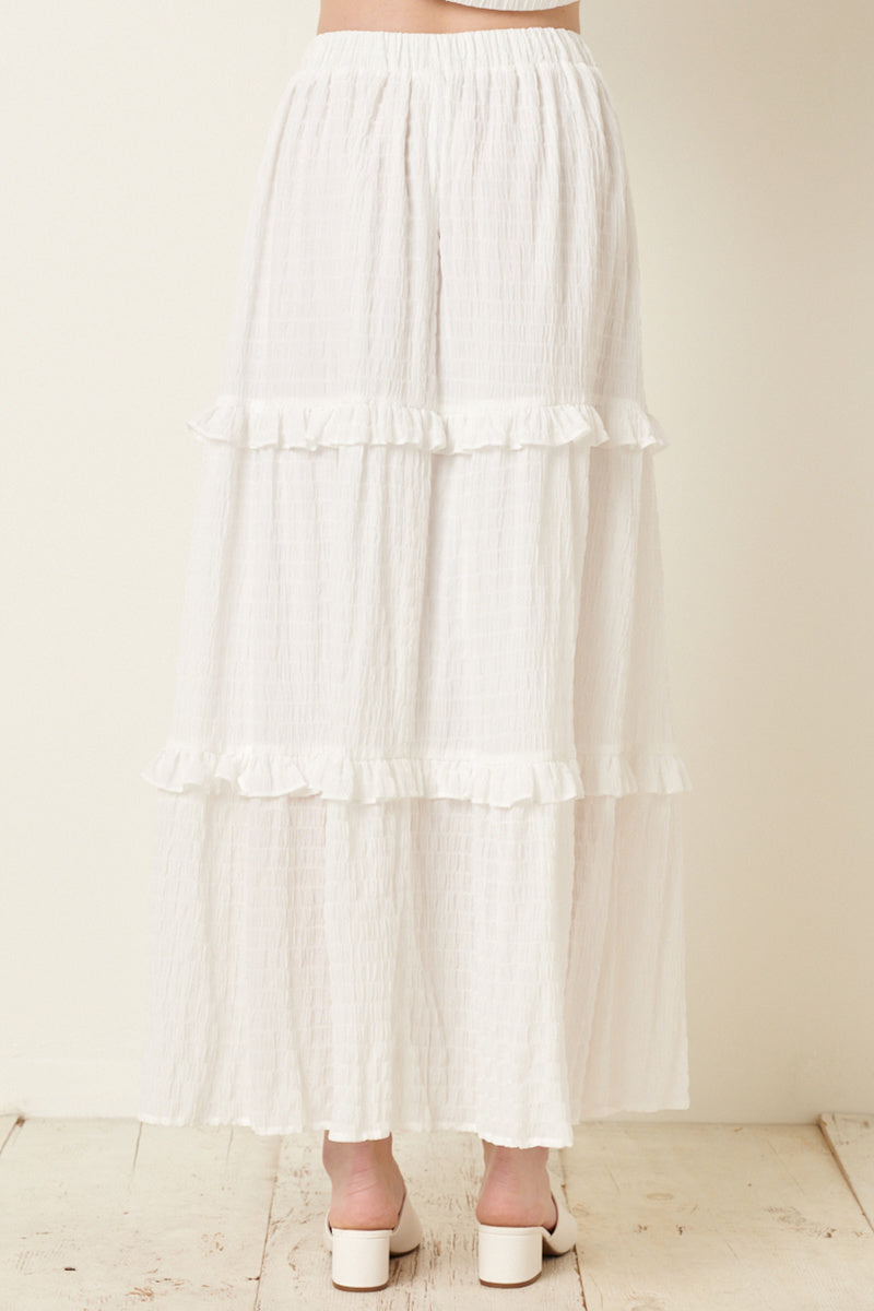 LEVITATING MAXI SKIRT (IVORY)