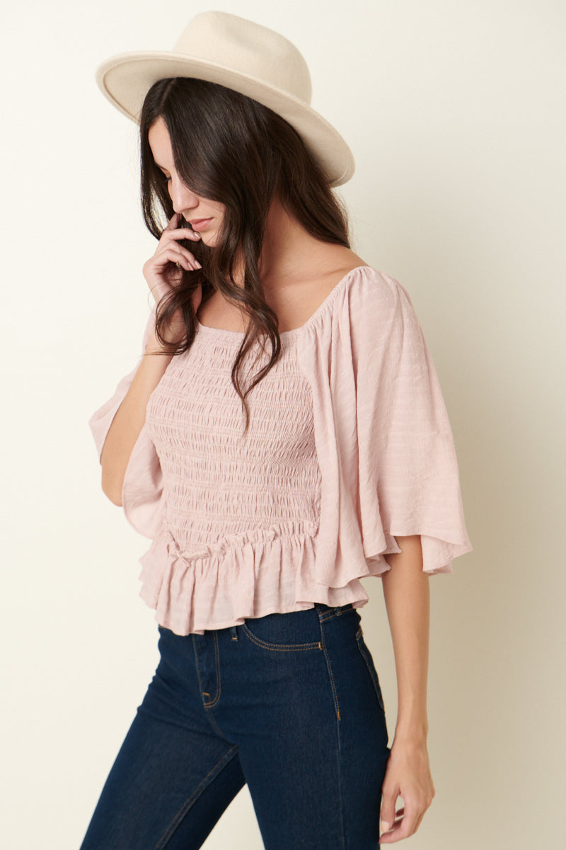BLUSHING SPRING TOP