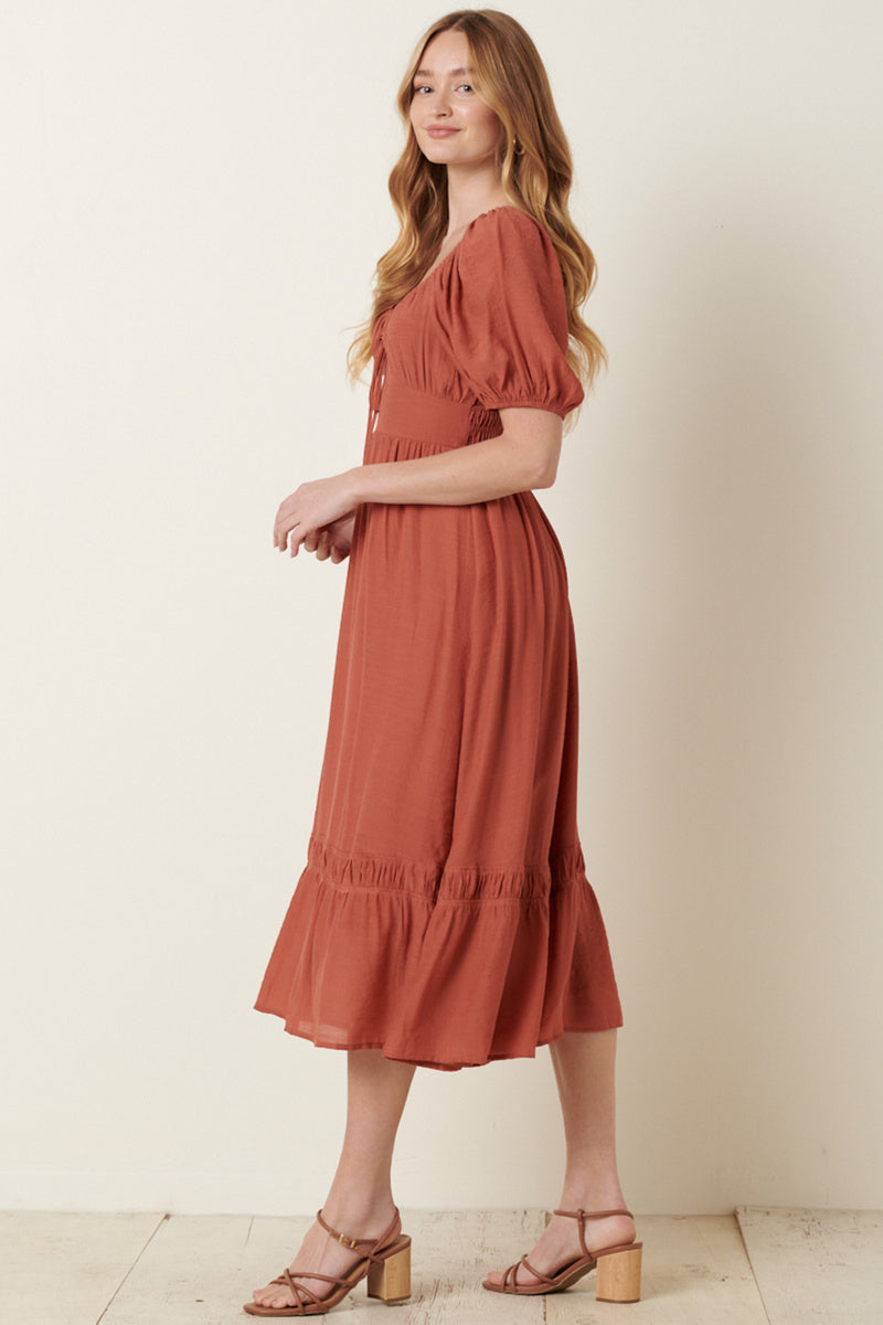 DESERT ROSE MIDI DRESS
