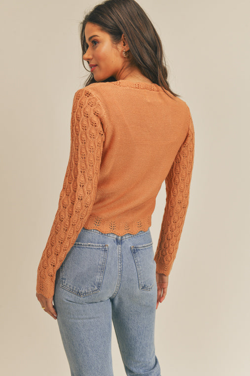SMITTEN MERMAID KNIT CARDI