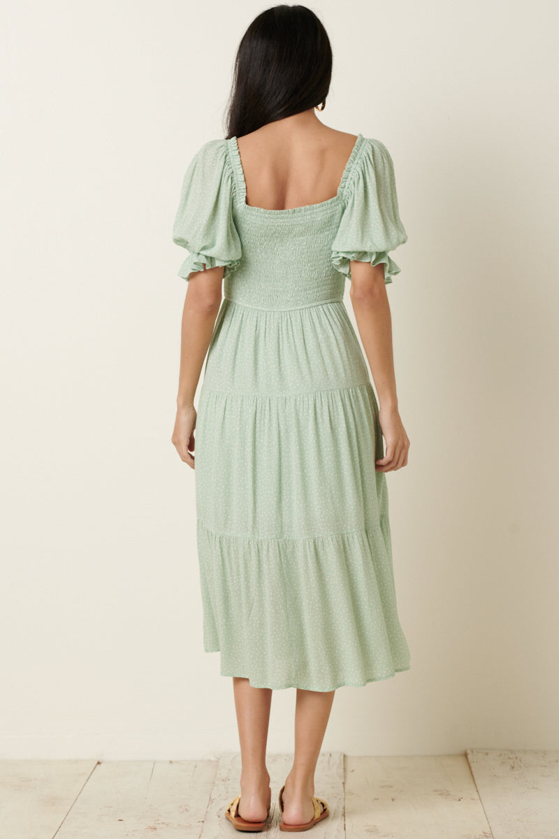 ICE CREAM PARLOR MIDI DRESS