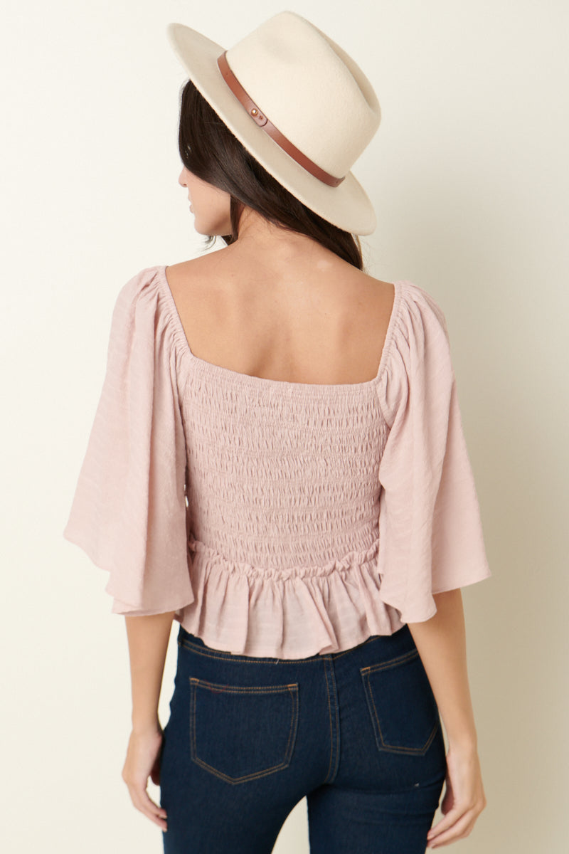 BLUSHING SPRING TOP