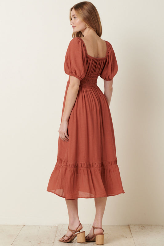 DESERT ROSE MIDI DRESS