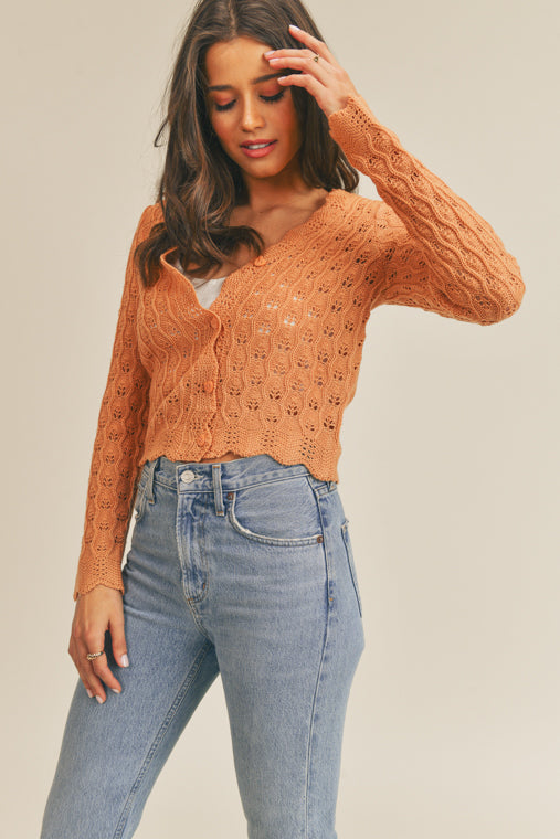 SMITTEN MERMAID KNIT CARDI