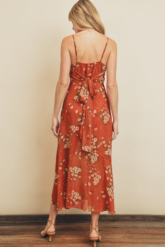 CHASING SUNSETS MIDI DRESS