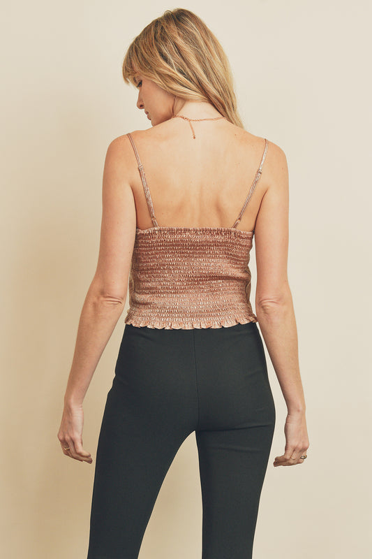 SHINING SHIMMERING SPLENDID TOP PEACH