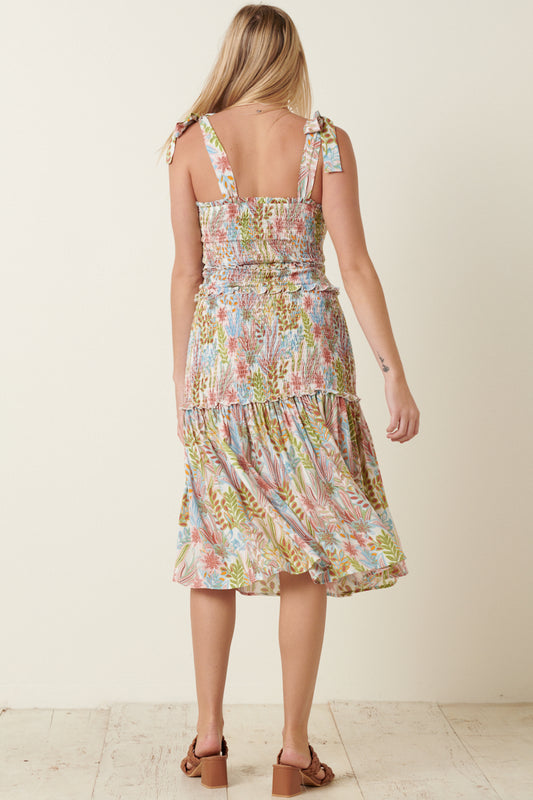 AMALFI COAST MIDI DRESS