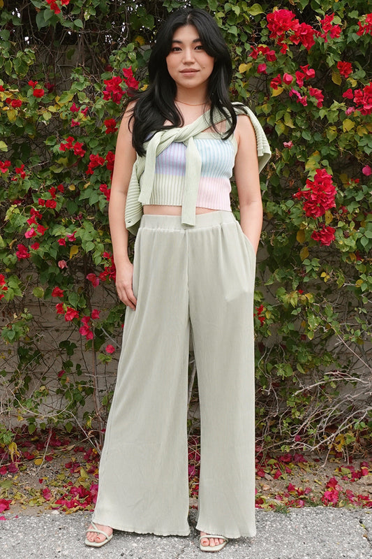 PASTEL STATE OF MIND TOP & CARDI SET